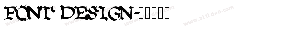 FONT DESIGN字体转换